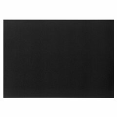 Доска меловая А3 (29,7&times;42 см), немагнитная, без рамки, ПВХ, ЧЕРНАЯ, BRAUBERG, 238314