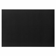 Доска меловая А4 (21&times;29,7 см), немагнитная, без рамки, ПВХ, ЧЕРНАЯ, BRAUBERG, 238315