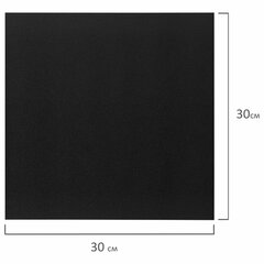 Доска меловая 30&times;30 см, немагнитная, без рамки, ПВХ, ЧЕРНАЯ, BRAUBERG, 238316