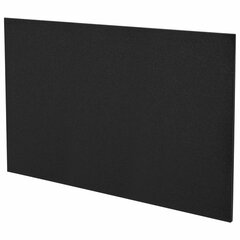 Доска меловая 50&times;70 см, немагнитная, без рамки, ПВХ, ЧЕРНАЯ, BRAUBERG, 238317