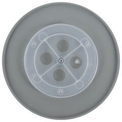 Подставка-органайзер STAFF &laquo;Attraction&raquo;, 9 отделений, вращающаяся, серая/<wbr/>желтая, 238318