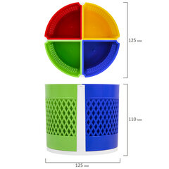 Подставка-органайзер STAFF &laquo;Octet&raquo;, 4-8 отделений (трансформер), вращающаяся, разноцветная, 238322
