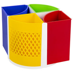 Подставка-органайзер STAFF &laquo;Octet&raquo;, 4-8 отделений (трансформер), вращающаяся, разноцветная, 238322