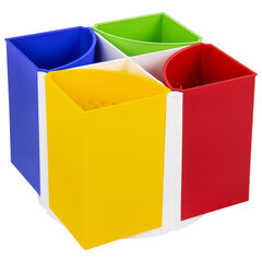 Подставка-органайзер STAFF &laquo;Octet&raquo;, 4-8 отделений (трансформер), вращающаяся, разноцветная, 238322