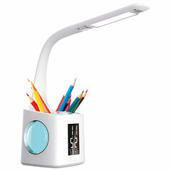 Настольная лампа / светильник / ночник с органайзером и дисплеем &laquo;8 в 1&raquo;, LED 10 Вт, DASWERK (ДАСВЕРК), 238324