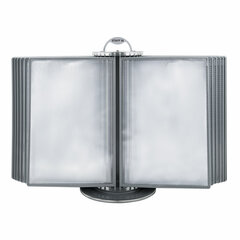 Демосистема настольная на 30 панелей, с 30 серыми панелями А4, вращающаяся, STAFF, 238332