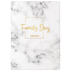 Папка-органайзер семейная для 4-х комплектов документов &laquo;Marble 1&raquo;, А4, цветной принт, STAFF, 238339