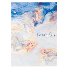 Папка-органайзер семейная для 4-х комплектов документов &laquo;Marble 2&raquo;, А4, цветной принт, STAFF, 238341