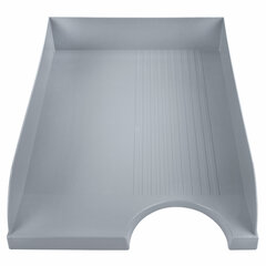 Лоток горизонтальный для бумаг BRAUBERG &laquo;Standard&raquo;, 350&times;253&times;65 мм, серый, 238347