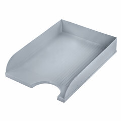 Лоток горизонтальный для бумаг BRAUBERG &laquo;Standard&raquo;, 350&times;253&times;65 мм, серый, 238347