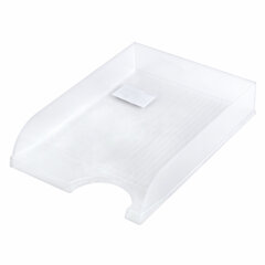 Лоток горизонтальный для бумаг BRAUBERG &laquo;Standard&raquo;, 350&times;253&times;65 мм, прозрачный, 238349