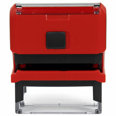 Штамп самонаборный 5-стр, 58&times;22 мм, синий, TRODAT 4913P4/<wbr/>DB, корпус КРАСНЫЙ, КАССЫ В КОМПЛЕКТЕ, 43219