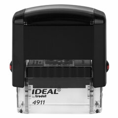 Штамп стандартный "ОПЛАЧЕНО, дата", оттиск 38 х 14 мм, синий, TRODAT IDEAL 4911 DB &mdash; 3.13, 161489