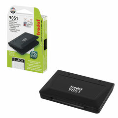 Штемпельная подушка TRODAT 9051 90&times;50 мм, ЧЕРНАЯ, 191020