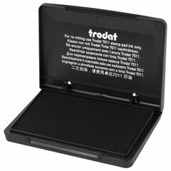 Штемпельная подушка TRODAT 9051 90&times;50 мм, ЧЕРНАЯ, 191020