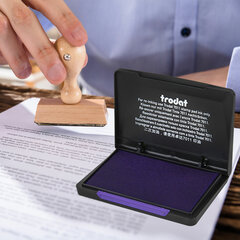 Штемпельная подушка TRODAT 9051 90&times;50 мм, ФИОЛЕТОВАЯ, 191021