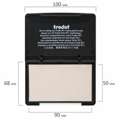 Штемпельная подушка TRODAT 9051, 90&times;50 мм, НЕОКРАШЕННАЯ, 191052