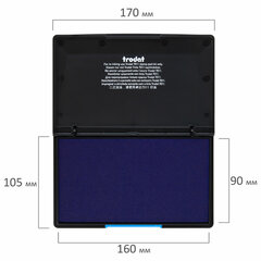 Штемпельная подушка TRODAT 9053 160&times;90 мм, СИНЯЯ, 191058
