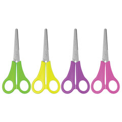 Ножницы ERICH KRAUSE &laquo;JOY&raquo; 135 мм, цвет ассорти, в картонной упаковке с европодвесом, 15033