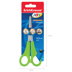 Ножницы ERICH KRAUSE &laquo;JOY&raquo; 135 мм, цвет ассорти, в картонной упаковке с европодвесом, 15033