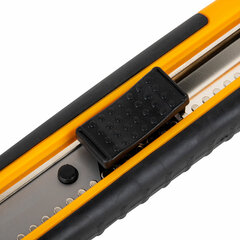 Нож универсальный мощный, 25 мм, BRAUBERG EXTRA, автофиксатор, резиновые вставки, 238731