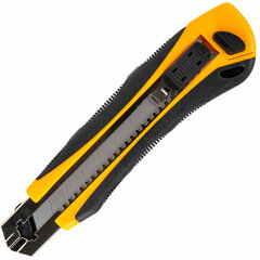 Изображение товара Универсальный мощный нож BRAUBERG EXTRA-DL 25 мм с фиксаторами и антипригарными вставками