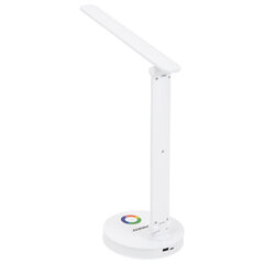 Настольная лампа-светильник, ночник SONNEN RG-001, 30 LED, 6 Вт, 3 режима, RGB-подсветка, белый, 238774