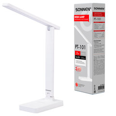 Настольная лампа / светильник беспроводная SONNEN PT-101, USB, LED, 2 Вт, 3 режима, белый, 238776