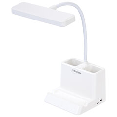 Настольная лампа / светильник беспроводная SONNEN PT-302, органайзер, USB, LED, 3 Вт, 3 режима, 238783