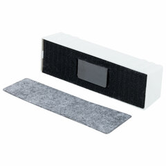 Стиратель магнитный для доски (45&times;145 мм) + 5 сменных салфеток, BRAUBERG &laquo;Standard&raquo;, цвет белый, 238792