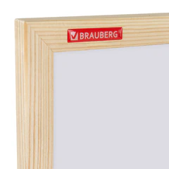 Доска магнитно-маркерная 30&times;45 см, деревянная рамка, BRAUBERG &laquo;Wood&raquo;, 238793