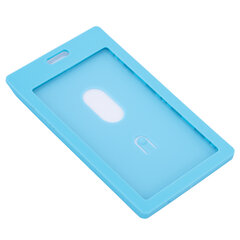 Бейдж вертикальный (90&times;54 мм) АССОРТИ, голубой, красный, салатовый, оранжевый, BRAUBERG ULTRA COLOR, 238821