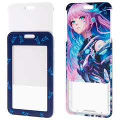 Бейдж вертикальный с 3D-печатью &laquo;Аниме&raquo; (85&times;54 мм), с рулеткой, СЛАЙДЕР, FUNSTER (ФАНСТЕР), 238840