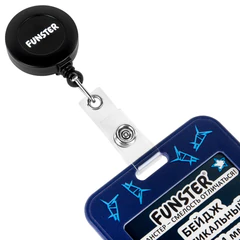 Бейдж вертикальный с 3D-печатью &laquo;Аниме&raquo; (85&times;54 мм), с рулеткой, СЛАЙДЕР, FUNSTER (ФАНСТЕР), 238840