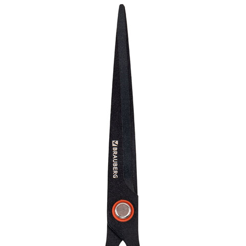 Ножницы BRAUBERG "Super special", 170 мм, черные, 3-сторонняя заточка, тефлоновое покрытие, 238848 - фото 5