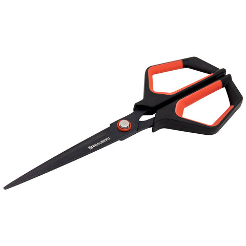 Ножницы BRAUBERG "Super special", 170 мм, черные, 3-сторонняя заточка, тефлоновое покрытие, 238848 - фото 3