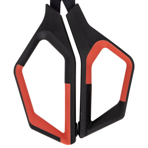 Ножницы BRAUBERG "Super special", 220 мм, черные, 3-сторонняя заточка, тефлоновое покрытие, 238849 - фото 5