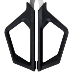 Ножницы BRAUBERG &laquo;Super black&raquo; 170 мм, черные, 3-сторонняя заточка, ручки из ABS-пластика, 238854