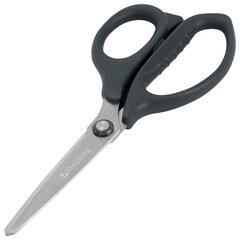 Ножницы BRAUBERG &laquo;BOMB&raquo;, 170 мм, графитовый цвет, 2-сторонняя заточка, эргономичные, 238857