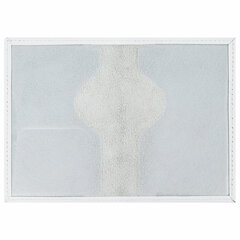 Обложка для паспорта натуральная кожа флоттер, принт &laquo;Сердечки&raquo;, цвет белый, BRAUBERG, 238866