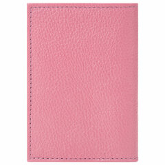 Обложка для паспорта натуральная кожа флоттер, принт &laquo;Девушка&raquo;, цвет пудрово-розовый, BRAUBERG, 238868