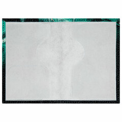 Обложка для паспорта натуральная кожа флоттер, принт &laquo;Дым&raquo;, цвет черный, BRAUBERG, 238869