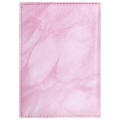 Обложка для паспорта искусственная кожа, принт &laquo;Soft Marble&raquo;, пудрово-розовый, STAFF, 238870