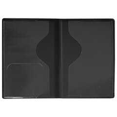 Обложка для паспорта &laquo;Passport Map&raquo;, мягкая экокожа, коричневая, STAFF, 238876