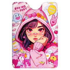 Обложка-карман для карт и пропусков с вырезом &laquo;Cool Mix&raquo;, 95&times;65 мм, 10 дизайнов ассорти, ПВХ, STAFF, 238878