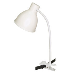 Настольная лампа светильник "Лира" на прищепке, цоколь E27, 40 Вт, белый матовый