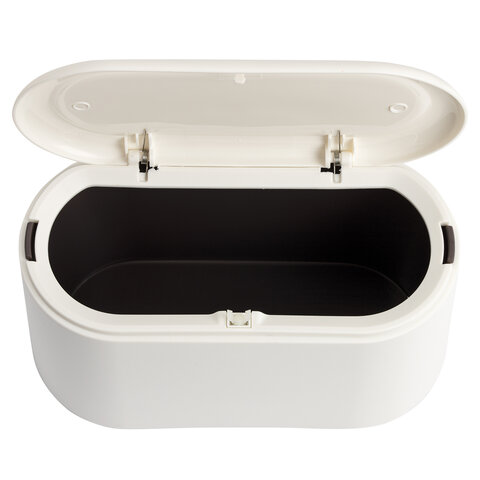 Контейнер урна ведерко для мусора с микролифтом НАСТОЛЬНОЕ 2 л 220х110х130мм, BoomHouse, 238898