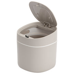 Контейнер, урна, ведерко для мусора с микролифтом НАСТОЛЬНОЕ, 2,8 л, 155&times;135 мм, серый, BOOMHOUSE (БУМХАУС), 238899