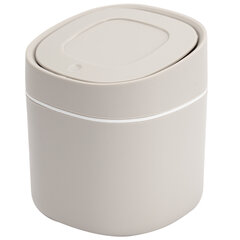 Контейнер, урна, ведерко для мусора с микролифтом НАСТОЛЬНОЕ, 2,8 л, 155&times;135 мм, серый, BOOMHOUSE (БУМХАУС), 238899