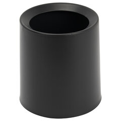 Контейнер, урна, ведерко для мусора НАСТОЛЬНОЕ без крышки 2 л, 155&times;130&times;145 мм, черный, BOOMHOUSE (БУМХАУС), 238901